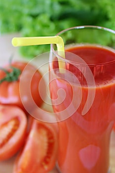 Fresh tomato juice
