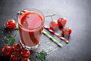 Fresh tomato juice