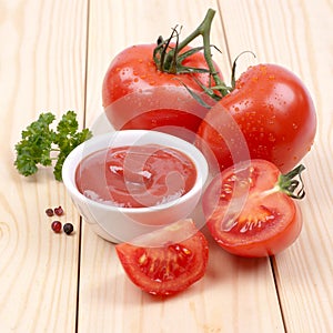 Fresh tomato ketchup