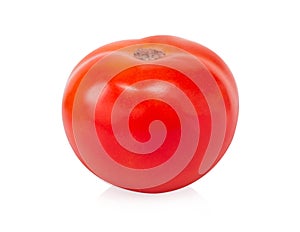 Fresh tomatoe isolated on white background, Raw food