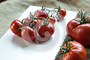 Fresh tomatoes. Cerry