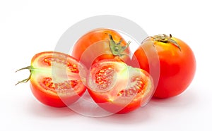 Fresh tomatoes close up