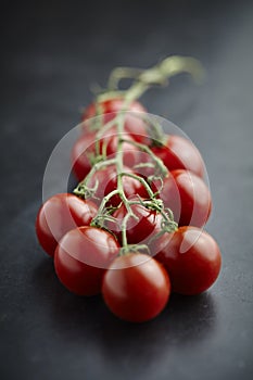 Fresh tomatoes on the vine