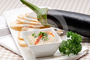 Moutabal baba ghanoush eggplant dip
