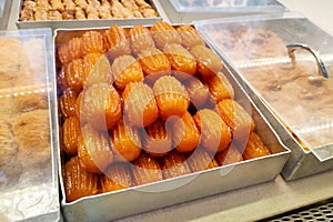 fresh tulumba sweets