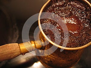 Fresh turkish coffee