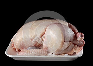 Fresh uncooked chicken