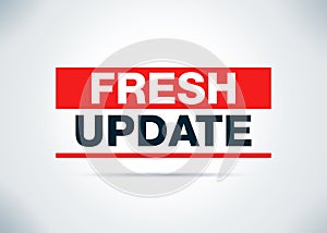 Fresh Update Abstract Flat Background Design Illustration
