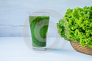 Fresh vegetable juices for health