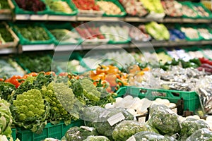 Fresh vegetable in market place