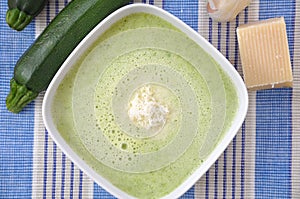 Fresh vegetable soup