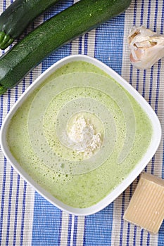 Fresh vegetable soup