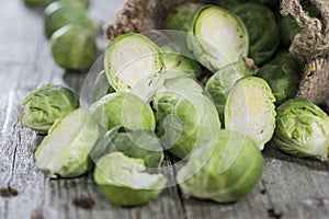 Fresh Vegetables (Brussel Sprouts) photo