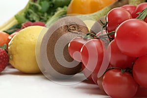 Fresh vegetables and fruits