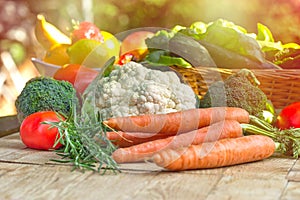 Fresh vegetables - healthy food