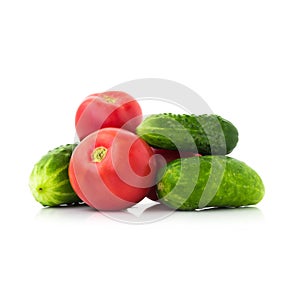 Fresh vegetables, isolated