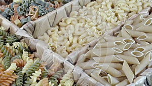 Fresh Vegetarian Italian Raw Food Macaroni Pasta