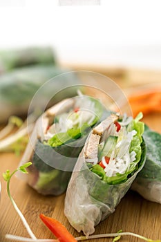 Fresh Vietnamese Spring Rolls