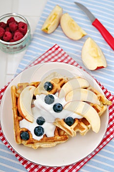 Fresh waffles