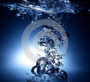 Fresh Water With Bubbles photo