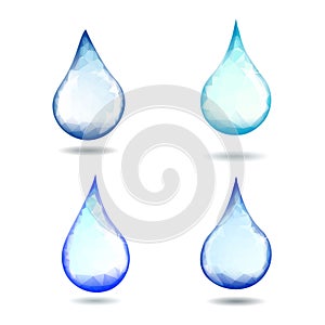 Fresh Water Clear Drop - Vector set