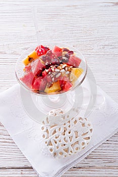 Water melon, pineapple