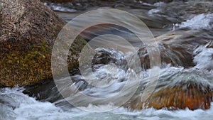 Fresh water mountain stream white water hd