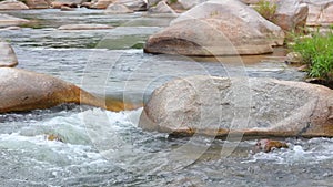 Fresh water river white water high definition