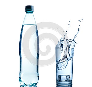 Fresh water splash background