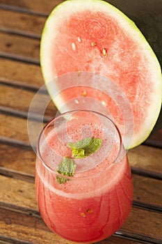 Fresh watermelon juice.