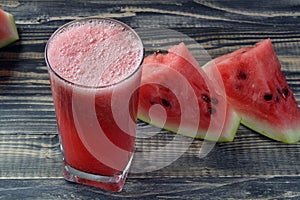 Fresh watermelon juice