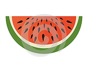 fresh watermelon portion summer icon