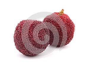 Fresh Waxberry Isolated On White