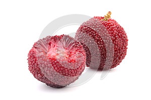 Fresh Waxberry Isolated On White