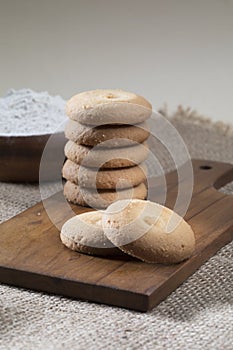 A Fresh wheat Baked Crispy Cookies