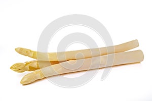 Fresh white asparagus