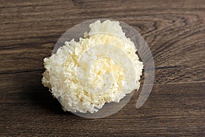 Fresh white fungus Tremella fuciformis