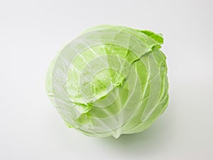 Fresh whole green cabbage