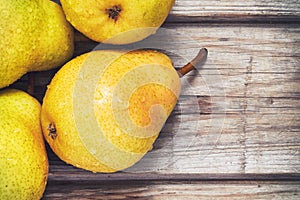 Fresh williams pears