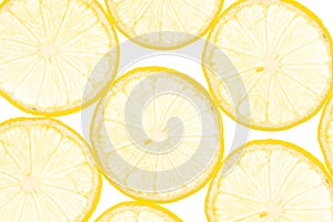 Fresh yellow lemon background