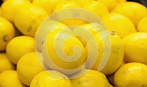 Fresh yellow lemon citrus