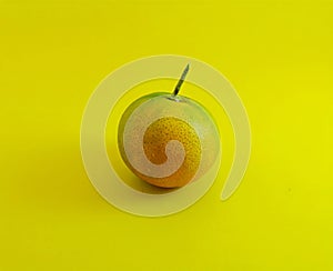Fresh yellow lemon cui photo
