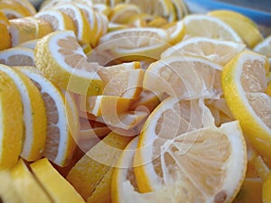 Fresh yellow limun to make someone ice