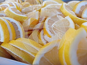 Fresh yellow limun to make someone ice