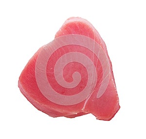 Fresh yellowfin tuna steak