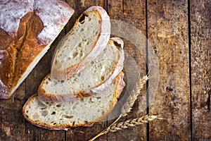 Freshbaked rustic bread