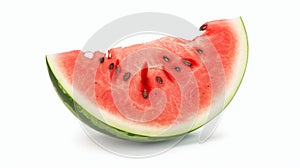 Freshest Half Watermelon: Isolated on White Background with Clipping Path (: )