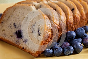 Freshly Baked Blueberry Bread