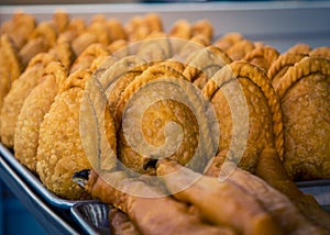 Freshly baked empanadas mexico