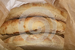 Freshly baked flatbreads